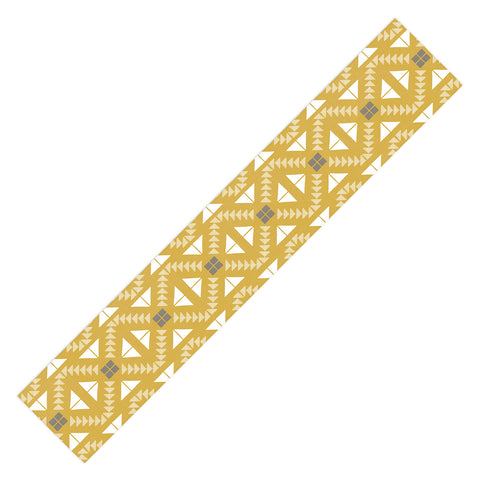 Iveta Abolina Geometric Dijon Table Runner