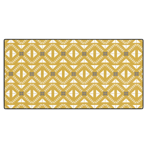 Iveta Abolina Geometric Dijon Desk Mat