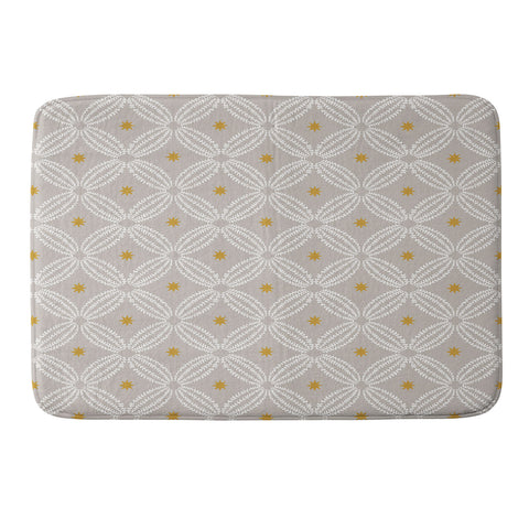 Iveta Abolina Geometric Vines Memory Foam Bath Mat