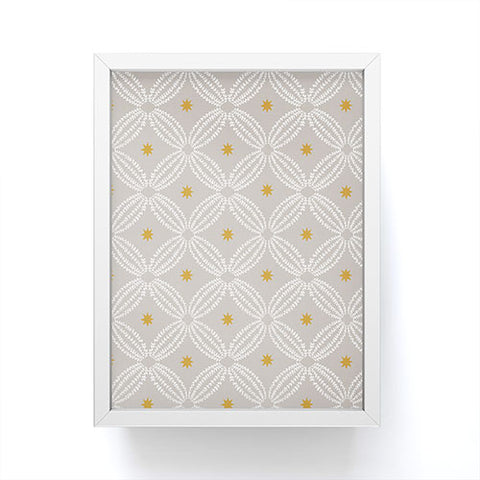 Iveta Abolina Geometric Vines Framed Mini Art Print