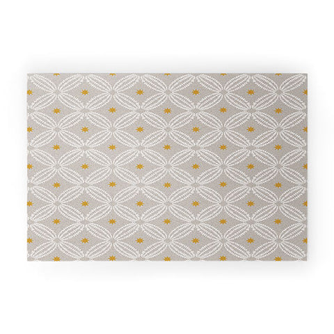 Iveta Abolina Geometric Vines Welcome Mat