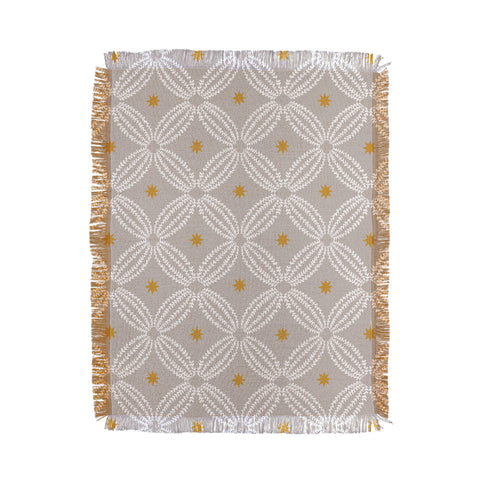 Iveta Abolina Geometric Vines Throw Blanket
