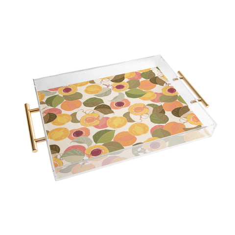 Iveta Abolina Georgia Peach I Acrylic Tray