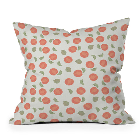 Iveta Abolina Georgia Peach II Outdoor Throw Pillow