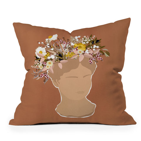 Iveta Abolina Guadalupe Flora Outdoor Throw Pillow