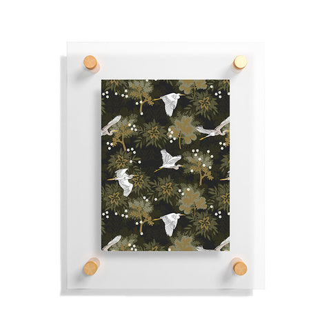 Iveta Abolina Herons over Jungle Floating Acrylic Print