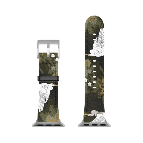Iveta Abolina Herons over Jungle Apple Watch Band