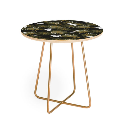 Iveta Abolina Herons over Jungle Round Side Table