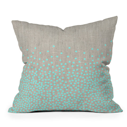 Iveta Abolina Hint of Mint Outdoor Throw Pillow