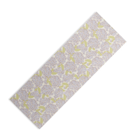 Iveta Abolina Hydrangeas Cream Yoga Mat