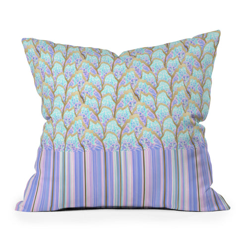 Iveta Abolina Hyper Fish Scale Outdoor Throw Pillow