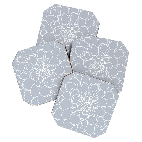 Iveta Abolina Iceland Frost Blue Coaster Set