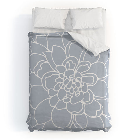 Iveta Abolina Iceland Frost Blue Duvet Cover