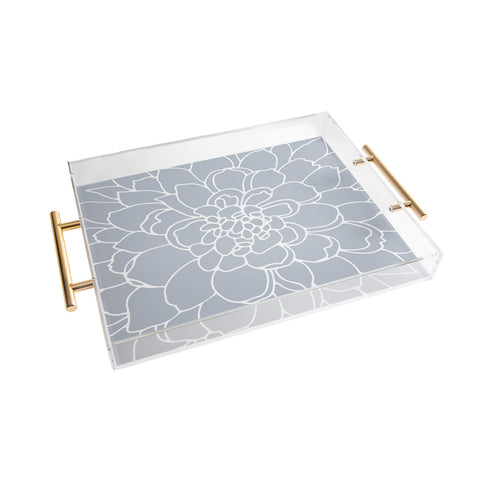 Iveta Abolina Iceland Frost Blue Acrylic Tray