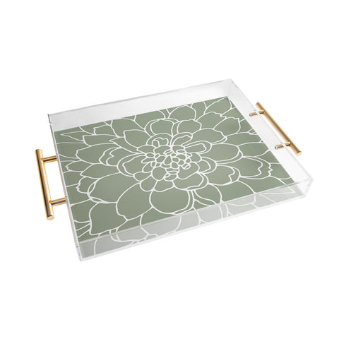 Iveta Abolina Iceland Frost Green Acrylic Tray