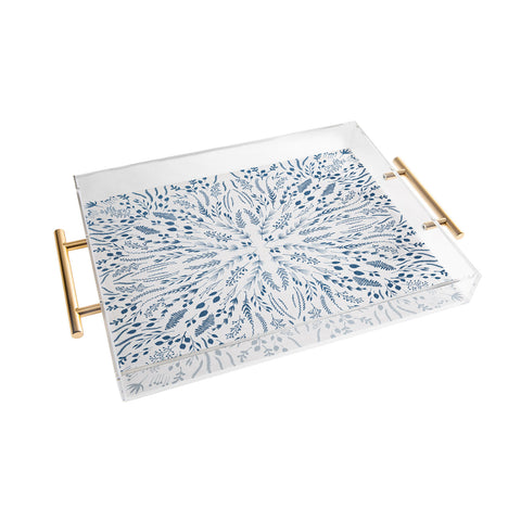 Iveta Abolina Indigo Maze Acrylic Tray