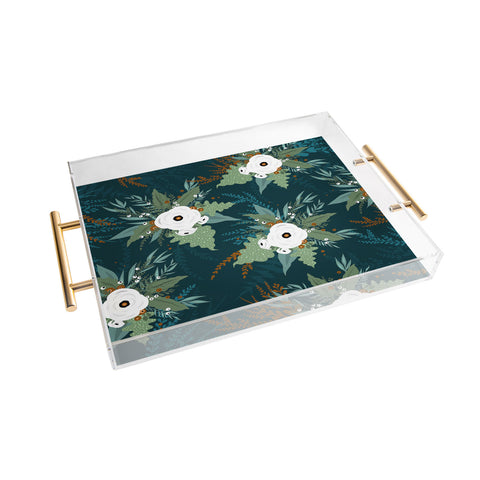 Iveta Abolina Isabella Garden Acrylic Tray