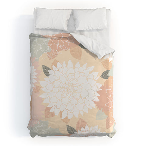 Iveta Abolina Ivory Rose Duvet Cover