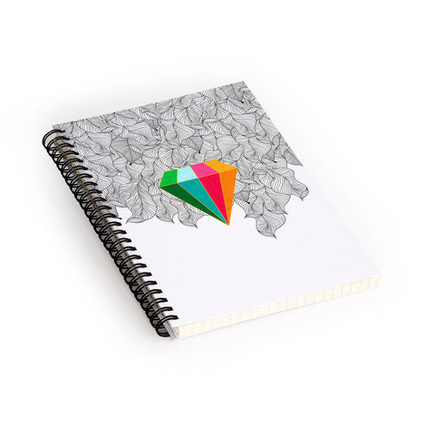 Iveta Abolina January Spiral Notebook