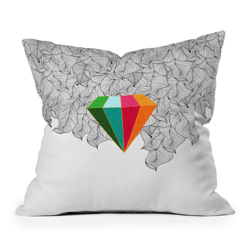 Iveta Abolina January Outdoor Throw Pillow