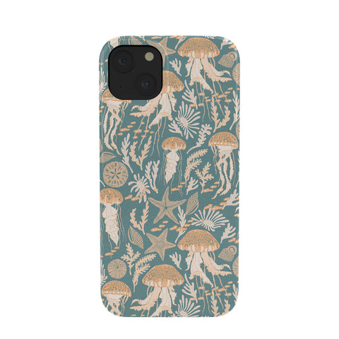Iveta Abolina Jelly Fish Teal Phone Case