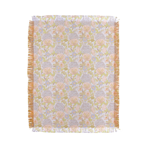 Iveta Abolina June Garden Throw Blanket