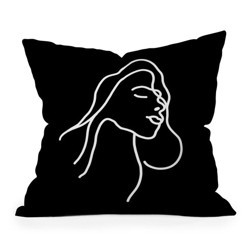 Iveta Abolina Lady Coco I Outdoor Throw Pillow