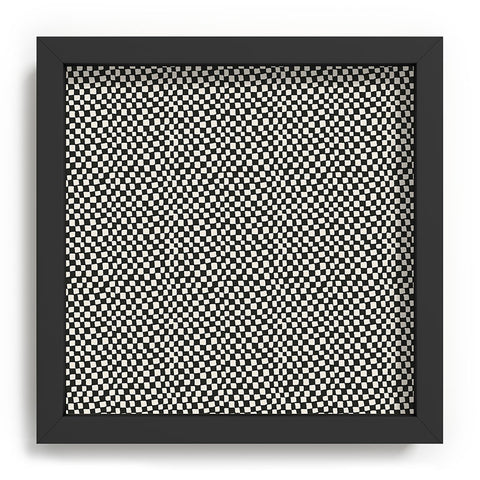 Iveta Abolina Lazy Checker Coal Black Recessed Framing Square