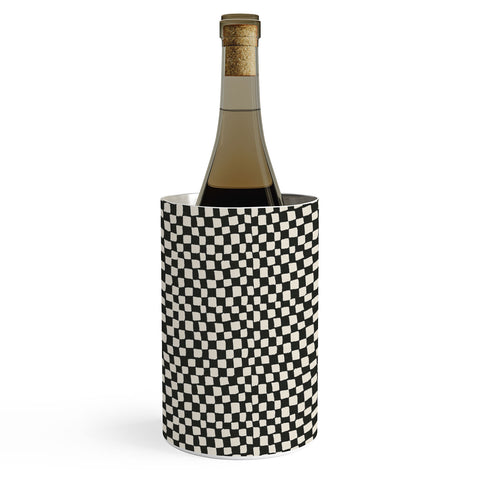 Iveta Abolina Lazy Checker Coal Black Wine Chiller