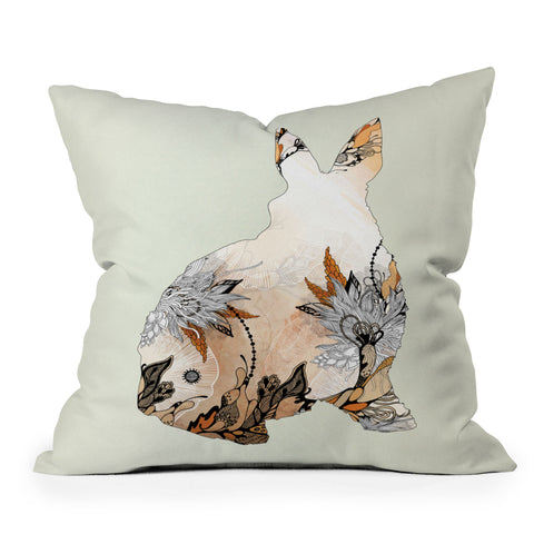 Iveta Abolina Little Rabbit Outdoor Throw Pillow