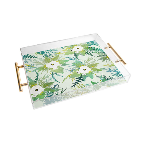 Iveta Abolina Lula Garden I Acrylic Tray