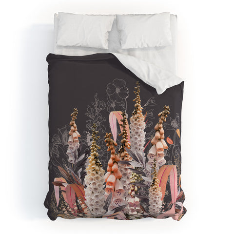 Iveta Abolina Lupines Chocolate Duvet Cover