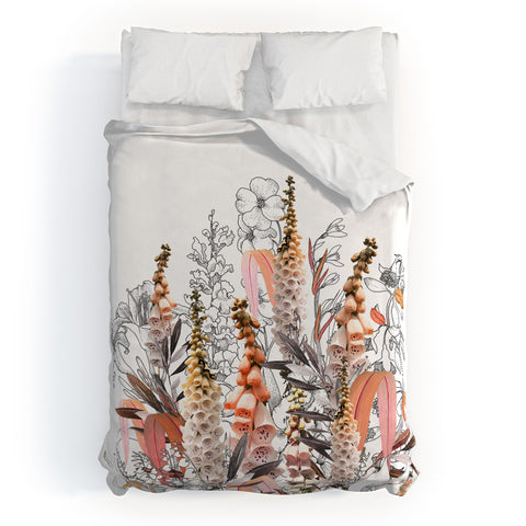 Iveta Abolina Lupines Cream Duvet Cover