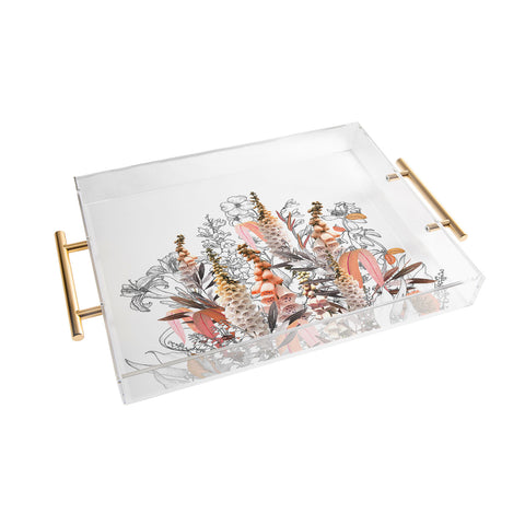 Iveta Abolina Lupines Cream Acrylic Tray