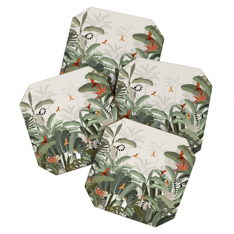 Iveta Abolina Madagascar Palm Coaster Set