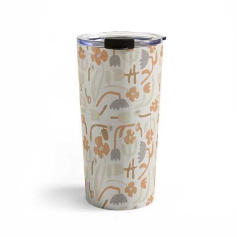 Iveta Abolina Matisse Garden Neutral Travel Mug