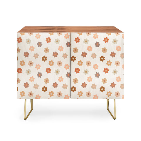 Iveta Abolina Medium Daisies Terracotta Credenza