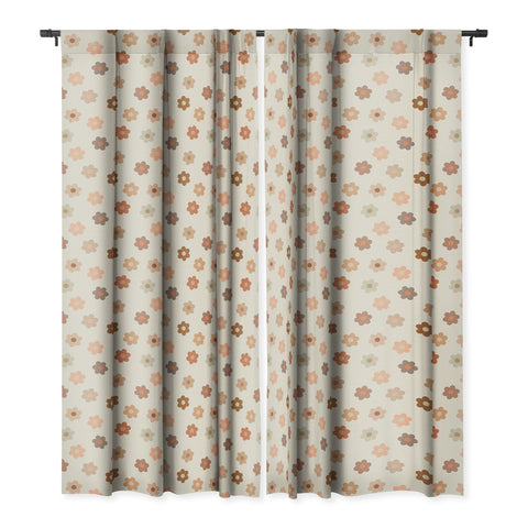 Iveta Abolina Medium Daisies Terracotta Blackout Non Repeat
