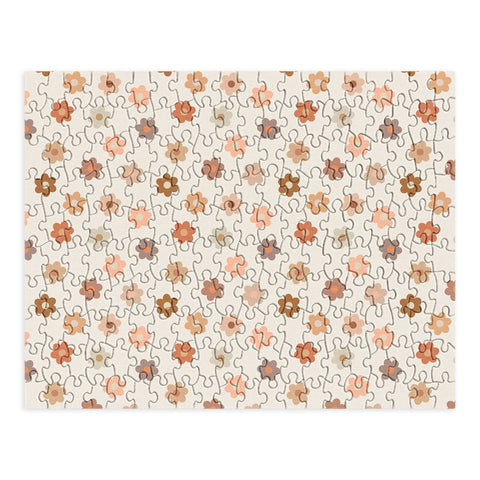 Iveta Abolina Medium Daisies Terracotta Puzzle