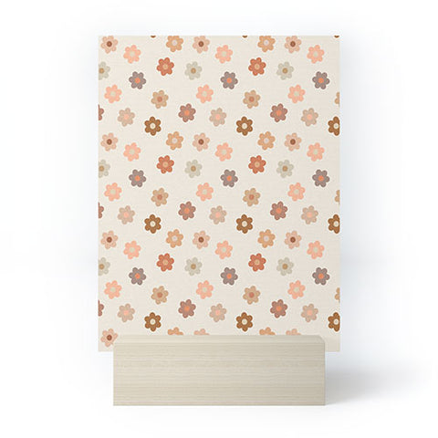Iveta Abolina Medium Daisies Terracotta Mini Art Print