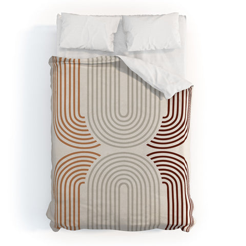Iveta Abolina Mid Century Line Art VII Duvet Cover