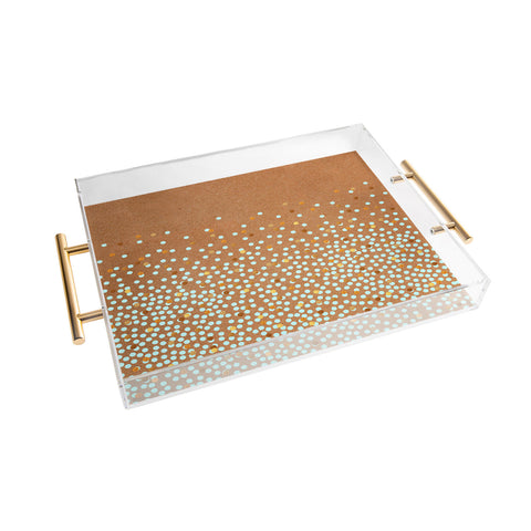 Iveta Abolina Mint Splash Acrylic Tray
