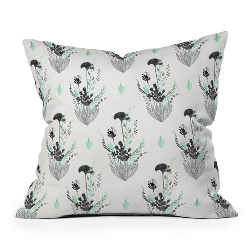 Iveta Abolina Mint Tea Outdoor Throw Pillow
