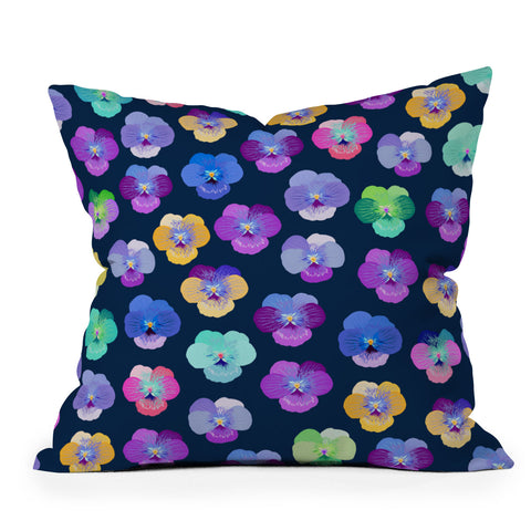 Iveta Abolina Moselle Night Outdoor Throw Pillow