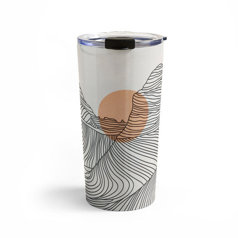 Iveta Abolina Mountain Line Series No 1 Travel Mug