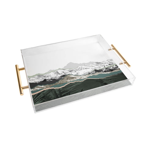 Iveta Abolina Mountainside jungle Acrylic Tray