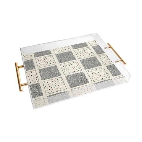 Iveta Abolina Mud Cloth Inspo IV Acrylic Tray