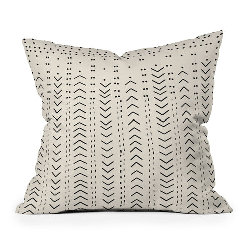 Iveta Abolina Mud Cloth Inspo VIII Outdoor Throw Pillow