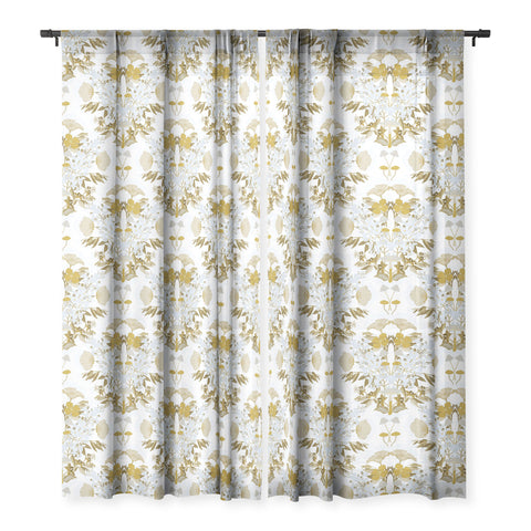 Iveta Abolina Mushroom Garden Sheer Window Curtain