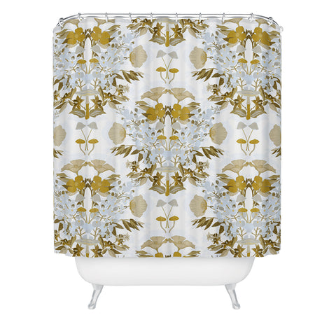 Iveta Abolina Mushroom Garden Shower Curtain
